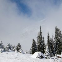 Early Snows on Mount Rainier